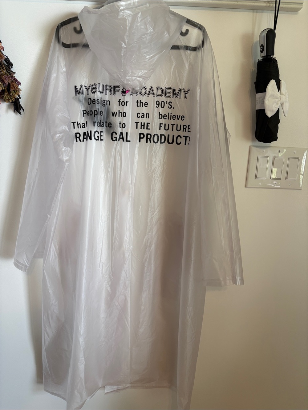 Vintage MYSURF ACADEMY rain coat